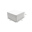 Pudełko fasonowe karton wykrojnikowy 200x200x100mm (wymiary wewnętrzne) 1 szt.