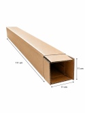 Pudełko tuba kwadratowa karton podłużny 1110x110x110mm 1szt.