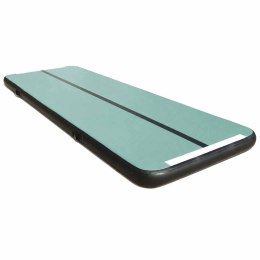 Air track materac gimnastyczny mata do ćwiczeń pompka 3m x 10cm zielona