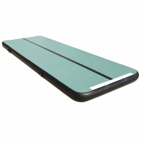 Air track materac gimnastyczny mata do ćwiczeń pompka 3m x 10cm zielona