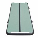 Air track materac gimnastyczny mata do ćwiczeń pompka 3m x 10cm zielona