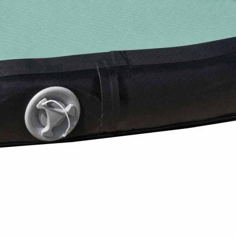 Air track materac gimnastyczny mata do ćwiczeń pompka 3m x 10cm zielona