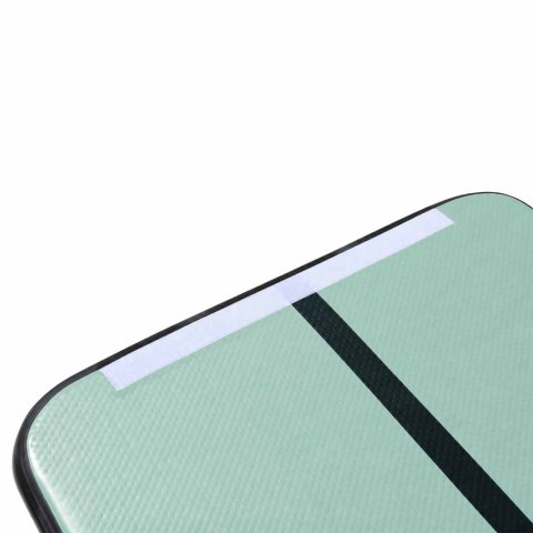 Air track materac gimnastyczny mata do ćwiczeń pompka 3m x 10cm zielona