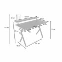 Biurko gamingowe z nadstawką LED RGB uchwyty komputerowe dla gracza 120x60cm
