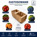 Karton łubianka kobiałka tekturowa na owoce 2kg (390x135x110 zewn.) 100 szt.