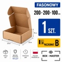 Pudełko fasonowe karton wykrojnikowy 200x200x100mm (wymiary wewnętrzne) 1 szt.