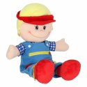 Lalka maskotka przytulanka zabawka edukacyjna nauka ubierania chłopiec