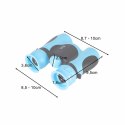 Lornetka dla dzieci do obserwacji ptaków nieba 8x 21mm HD pokrowiec niebieska