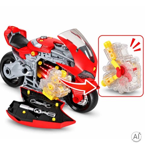 Motor motocykl interaktywny zestaw mechanika silnik do skręcania rozkręcania