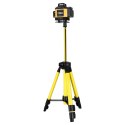 Poziomica laserowa 360° 4D laser krzyżowy 16 linii statyw uchwyt zestaw