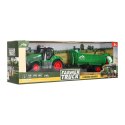Traktor zdalnie sterowany ciągnik z przyczepą wywrotką 1:24 światła USB
