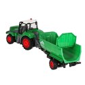 Traktor zdalnie sterowany ciągnik z przyczepą wywrotką 1:24 światła USB